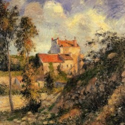 Les mathurins Pontoise 1877 Camille Pissarro.