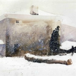 First Snow   Contemporary Realism - Andrew Wyeth
