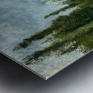 A part of Groettes Pontoise Gray Weather - Camille Pissarro Metal print