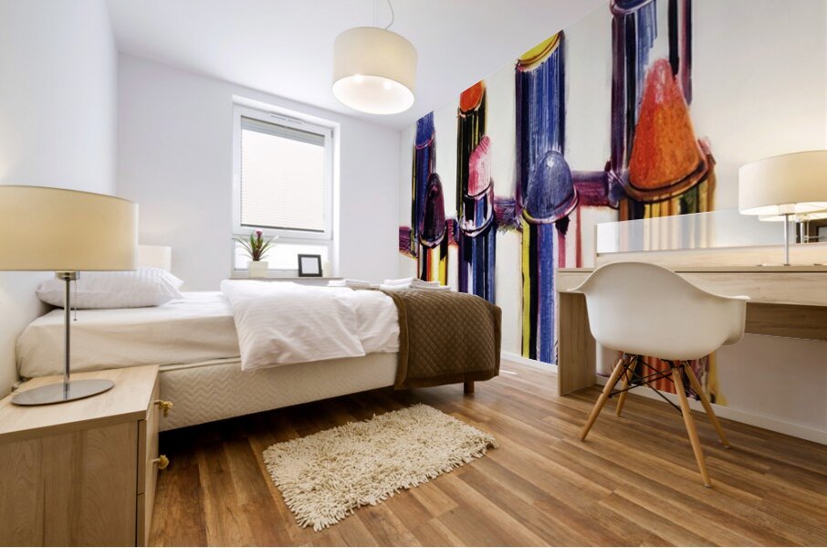 Wayne Thiebaud Mural print