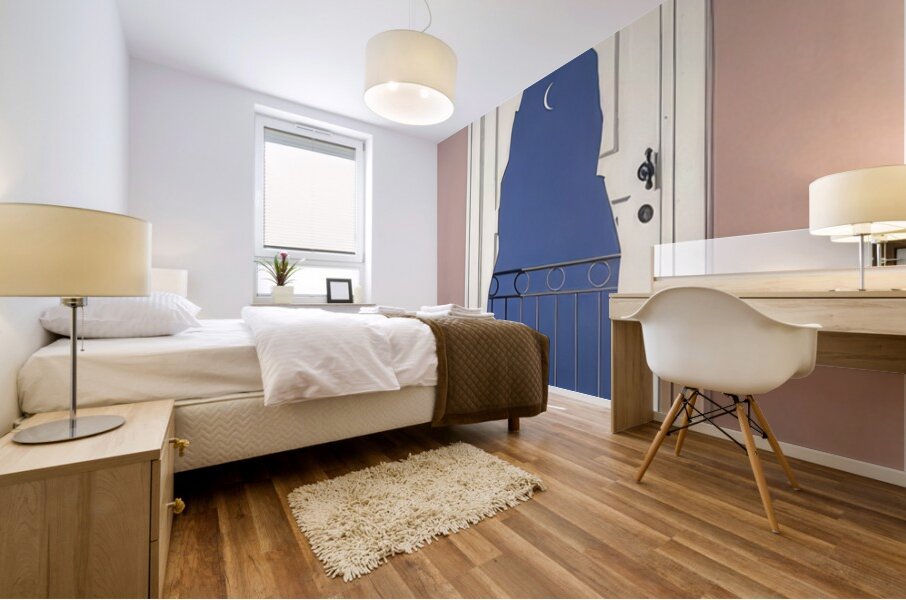 Rene Magritte Mural print