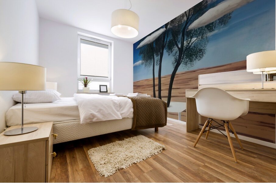 Rene Magritte Mural print