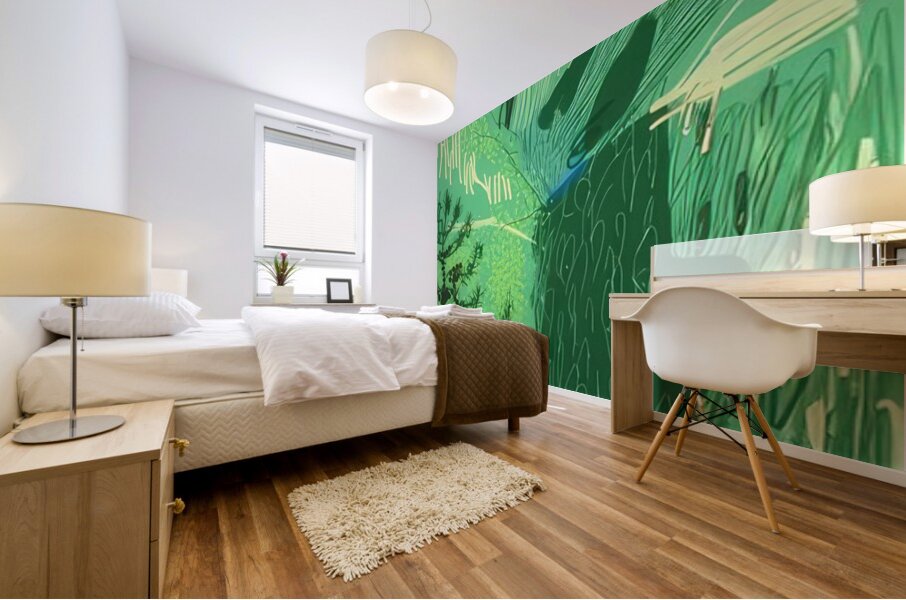 David Hockney 25 Mural print