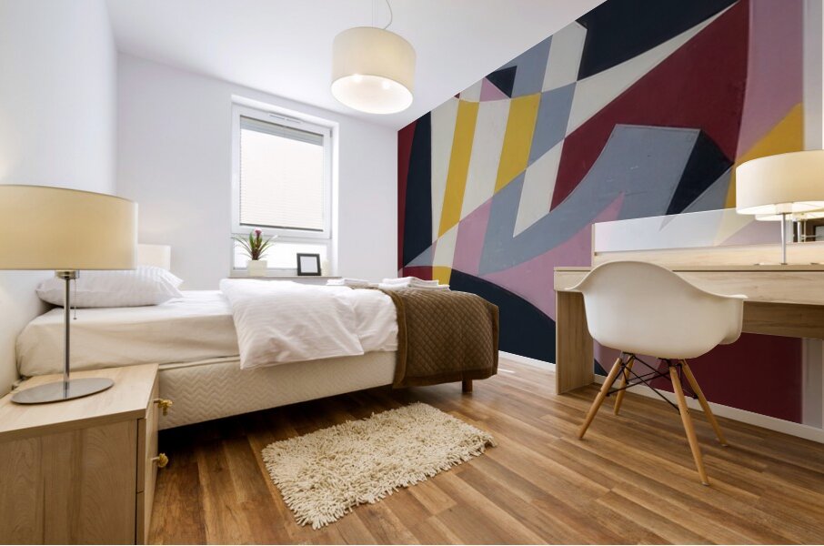 Artwork by Giacomo Balla  5 Mural print