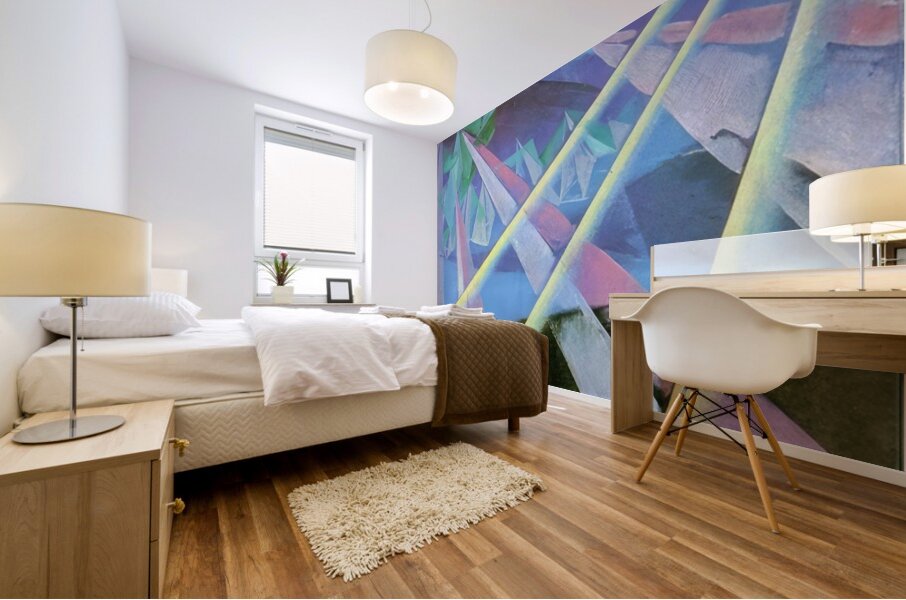 Artwork by Giacomo Balla  7 Mural print