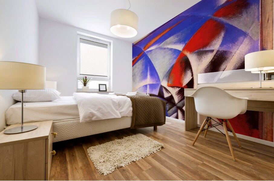 Artwork by Giacomo Balla  8 Mural print