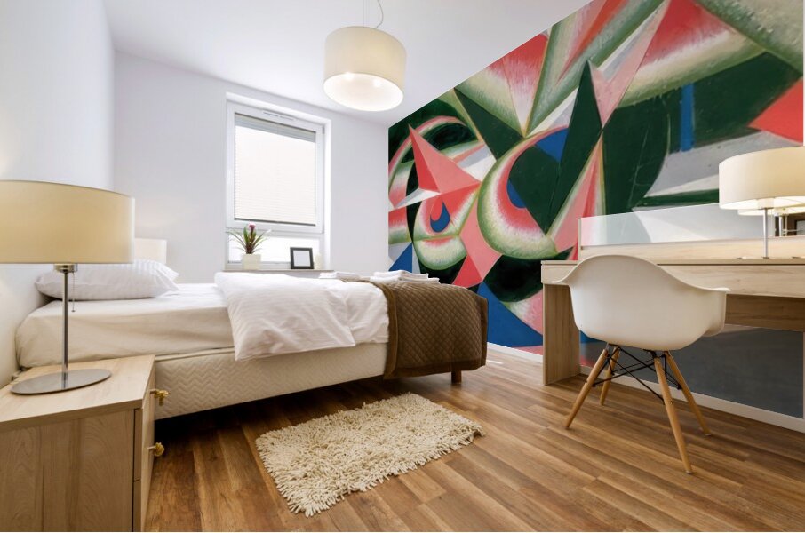 Artwork by Giacomo Balla  34 Mural print