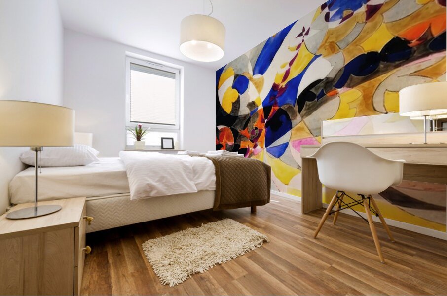 Artwork by Giacomo Balla  42 Mural print