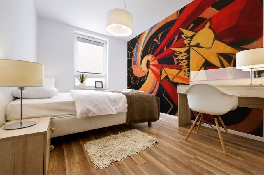 Artwork by Giacomo Balla  17 Mural print