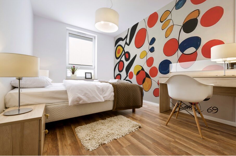 Alexander Calder 65 Mural print