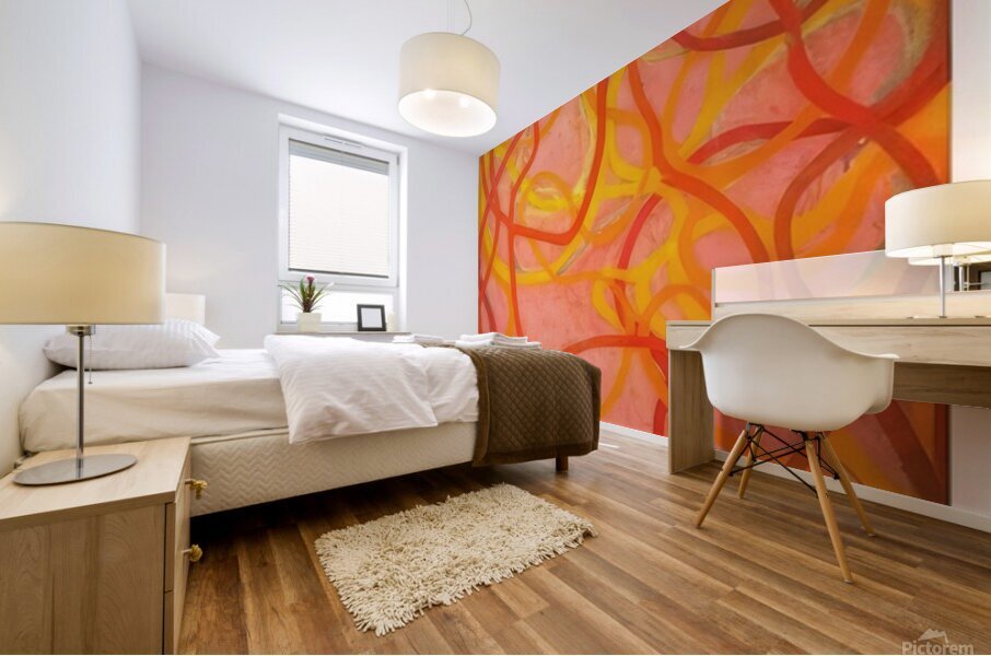 Art by Brice Marden   Mural print