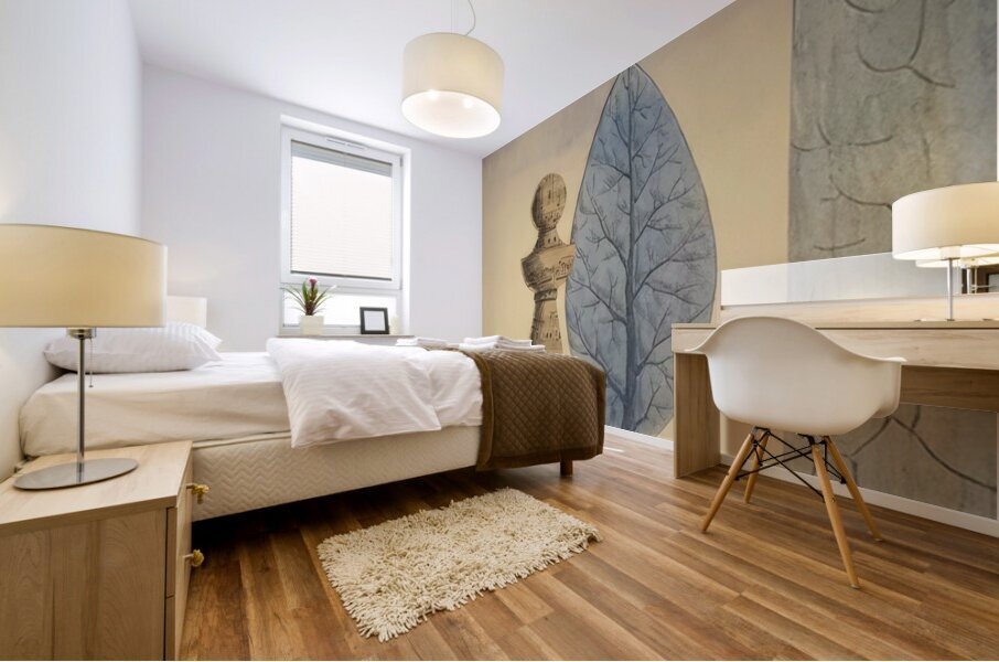 Rene Magritte Mural print