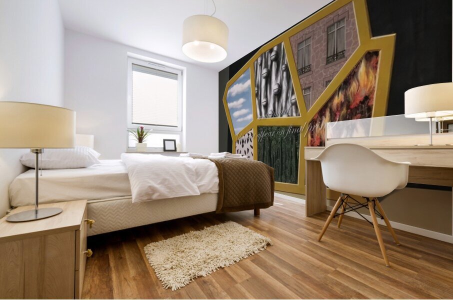 Rene Magritte Mural print