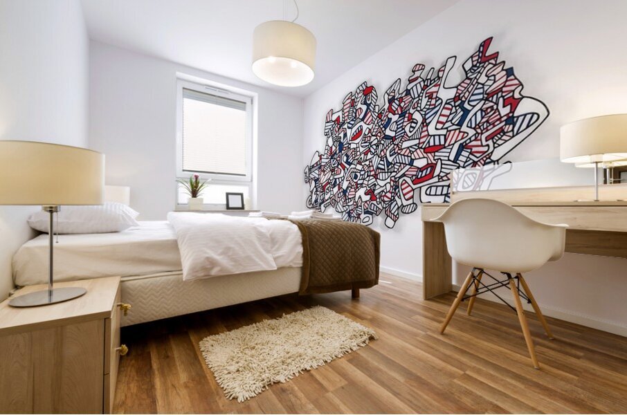 JEAN DUBUFFET 45 Mural print