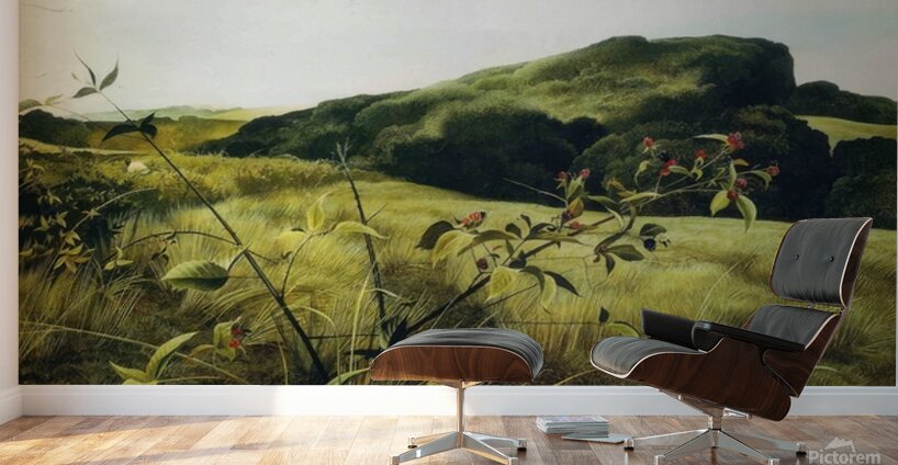 Blackberry Picker   Contemporary Realism - Andrew Wyeth Wall Murals