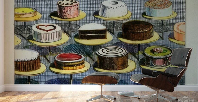 Wayne Thiebaud Wall Murals