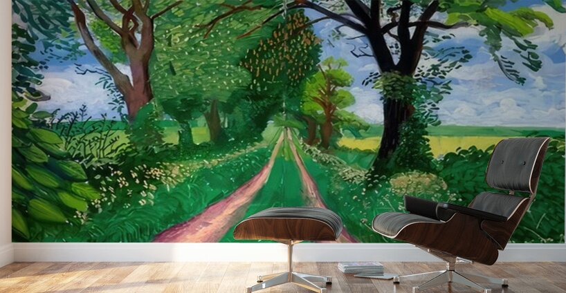 David Hockney 24 Wall Murals