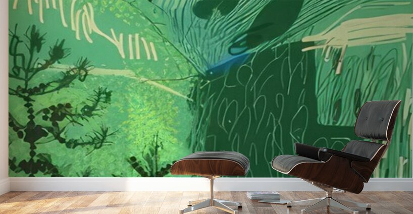 David Hockney 25 Wall Murals
