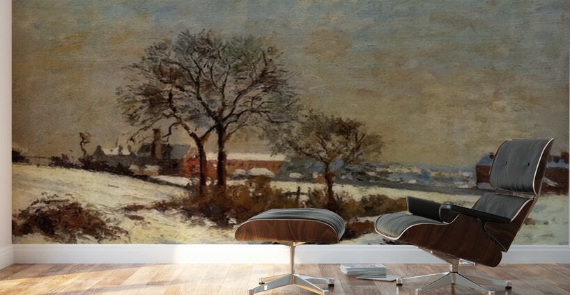 Landscape under Snow Upper Norwood 1871 Camil Wall Murals