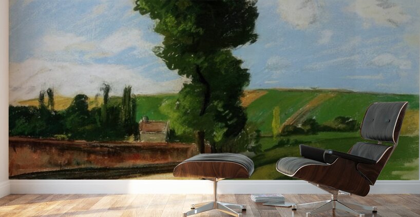 Landscape at Pontoise 2 1873 Camille Pissarro Wall Murals