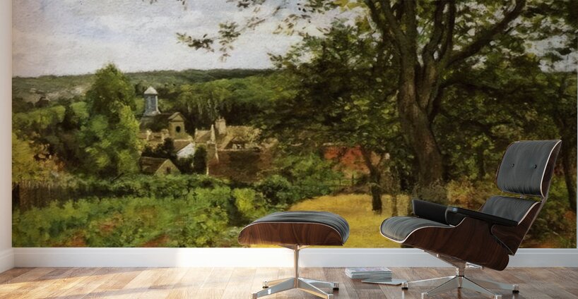 Orchards at Louveciennes 1872 Camille Pissarro Wall Murals