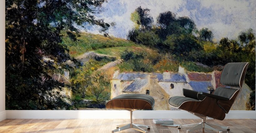 Houses of l Hermitage Pontoise 1879 Camille Pissarro Wall Murals