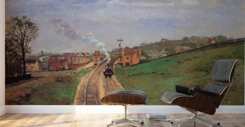 Lordship Lane Station Dulwich 1871 Camille Pissaro Wall Murals