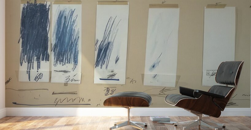 Art by Cy Twombly 3 Wall Murals