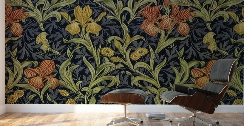 William Morris 12 Wall Murals