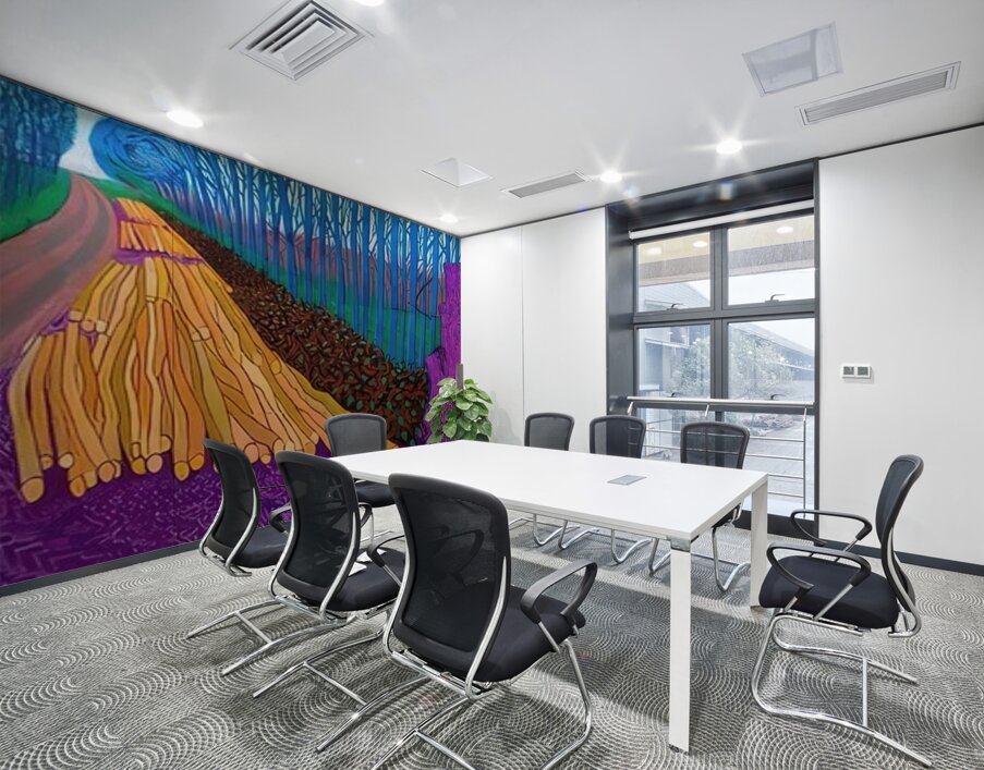 David Hockney 50 Wall Printing