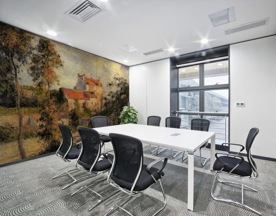 Les mathurins Pontoise 1877 Camille Pissarro. Wall Printing