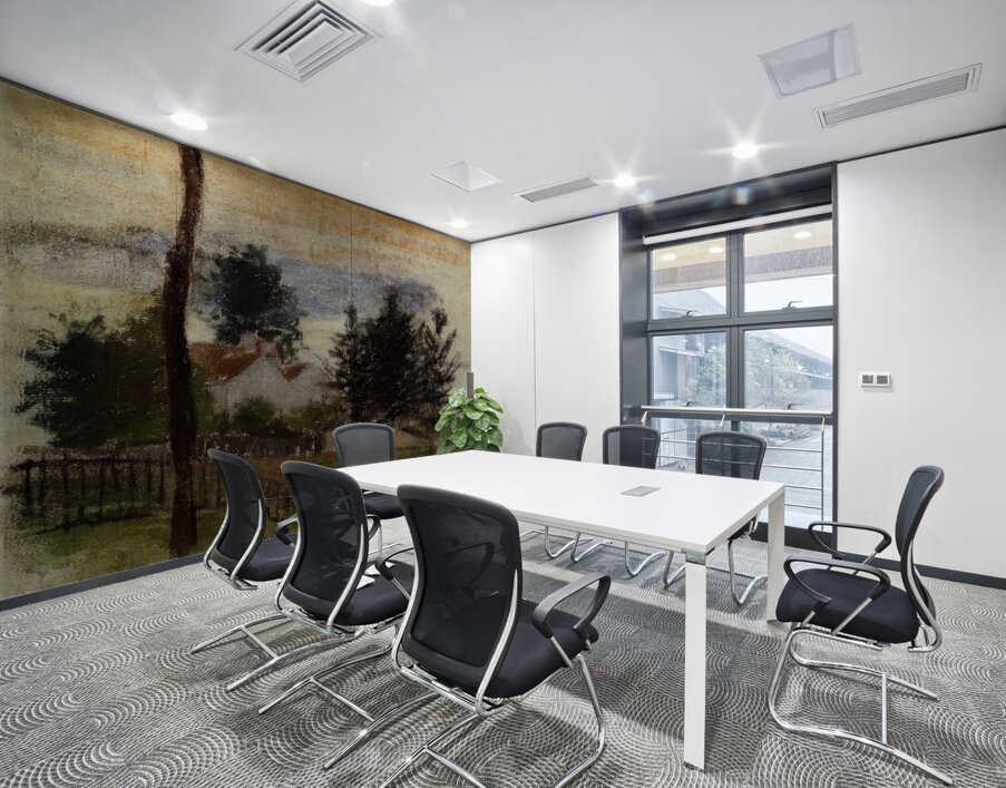 Landscape at Louveciennes 1869 Camille Pissarro Wall Printing