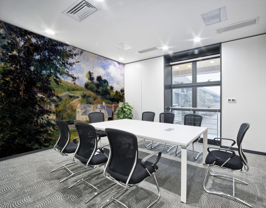 Houses of l Hermitage Pontoise 1879 Camille Pissarro Wall Printing