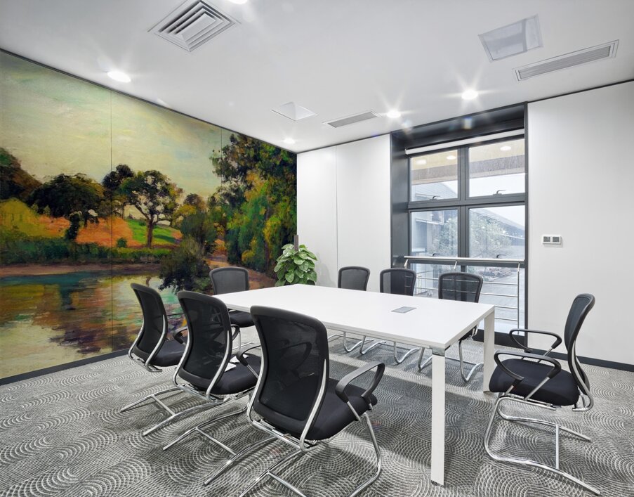 Bridge at Montfoucault 1874 Camille Pissarro. Wall Printing