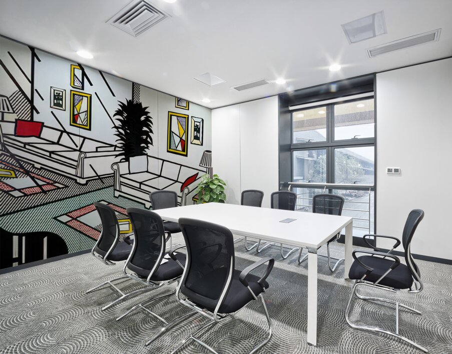 Roy Lichtenstein 50 Wall Printing