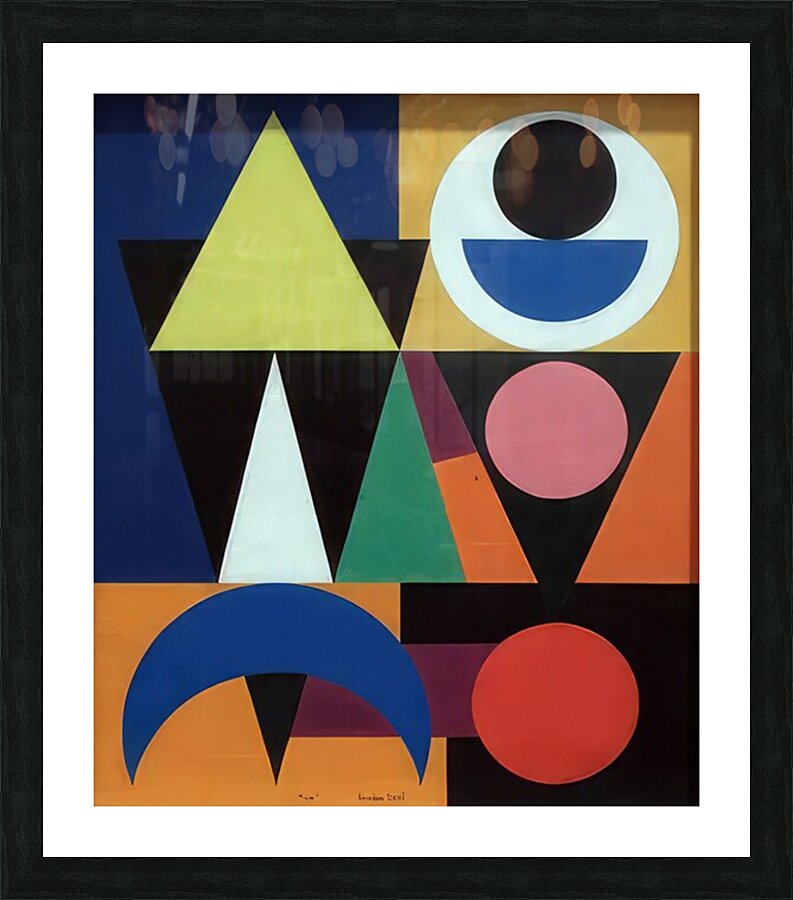 Auguste Herbin 7 Picture Frame print