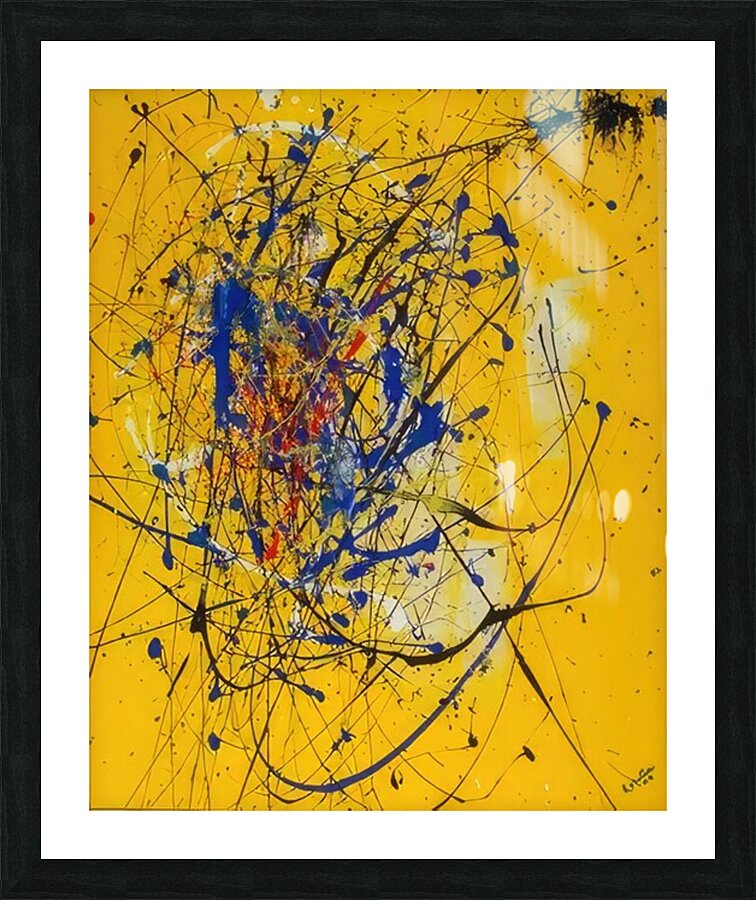 Jackson Pollock 39 Picture Frame print