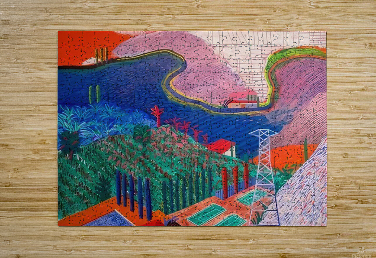David Hockney  AmericanPainters Puzzle printing