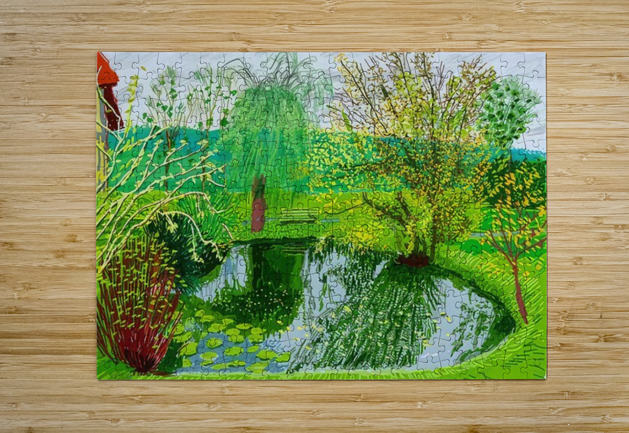 David Hockney 39 AmericanPainters Puzzle printing