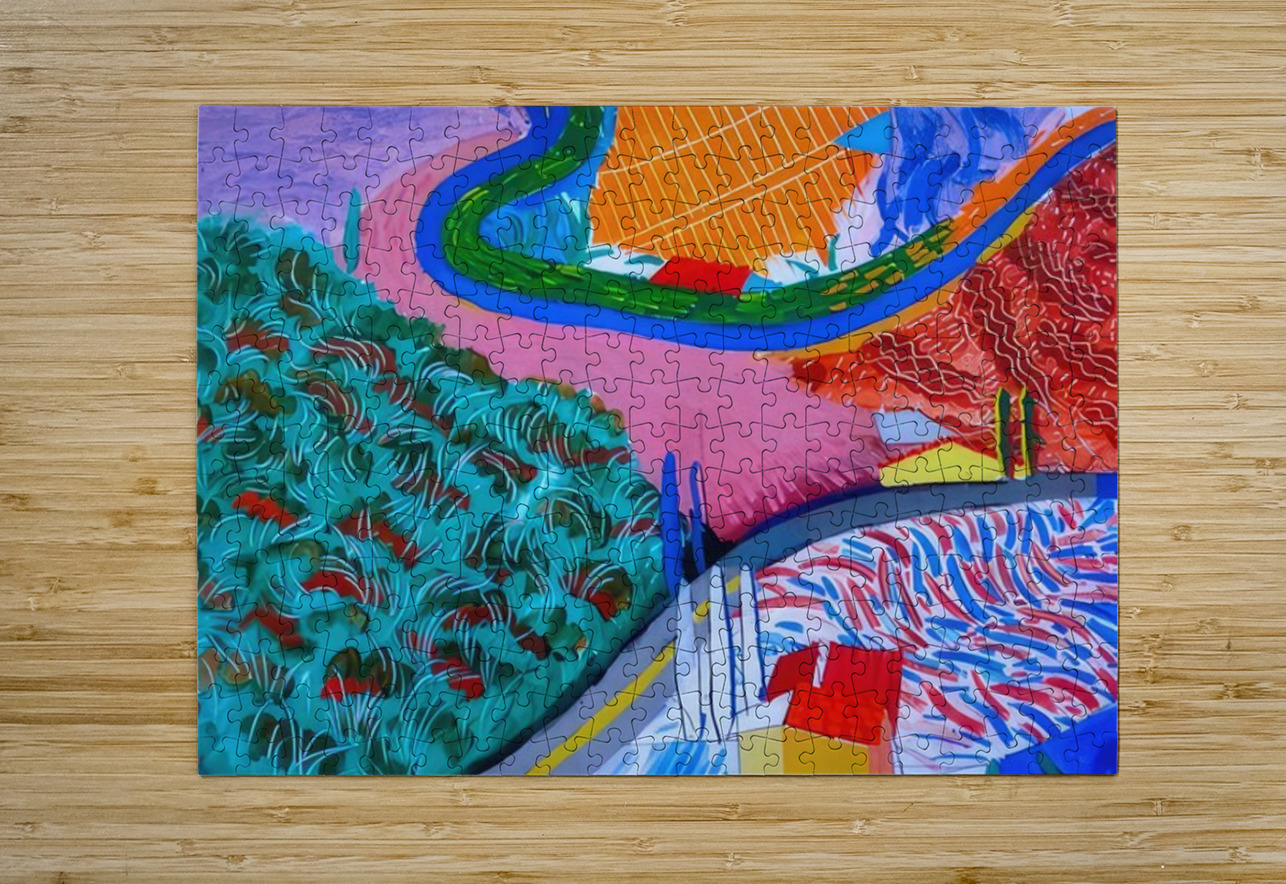 David Hockney 47 AmericanPainters Puzzle printing