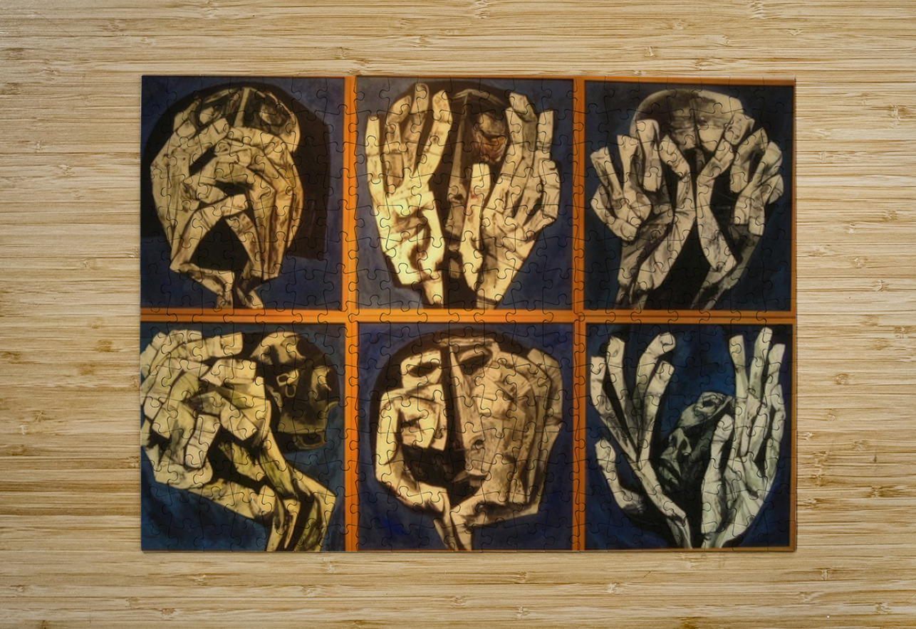 OUSWALDO GUAYASAMIN  22 AmericanPainters Puzzle printing