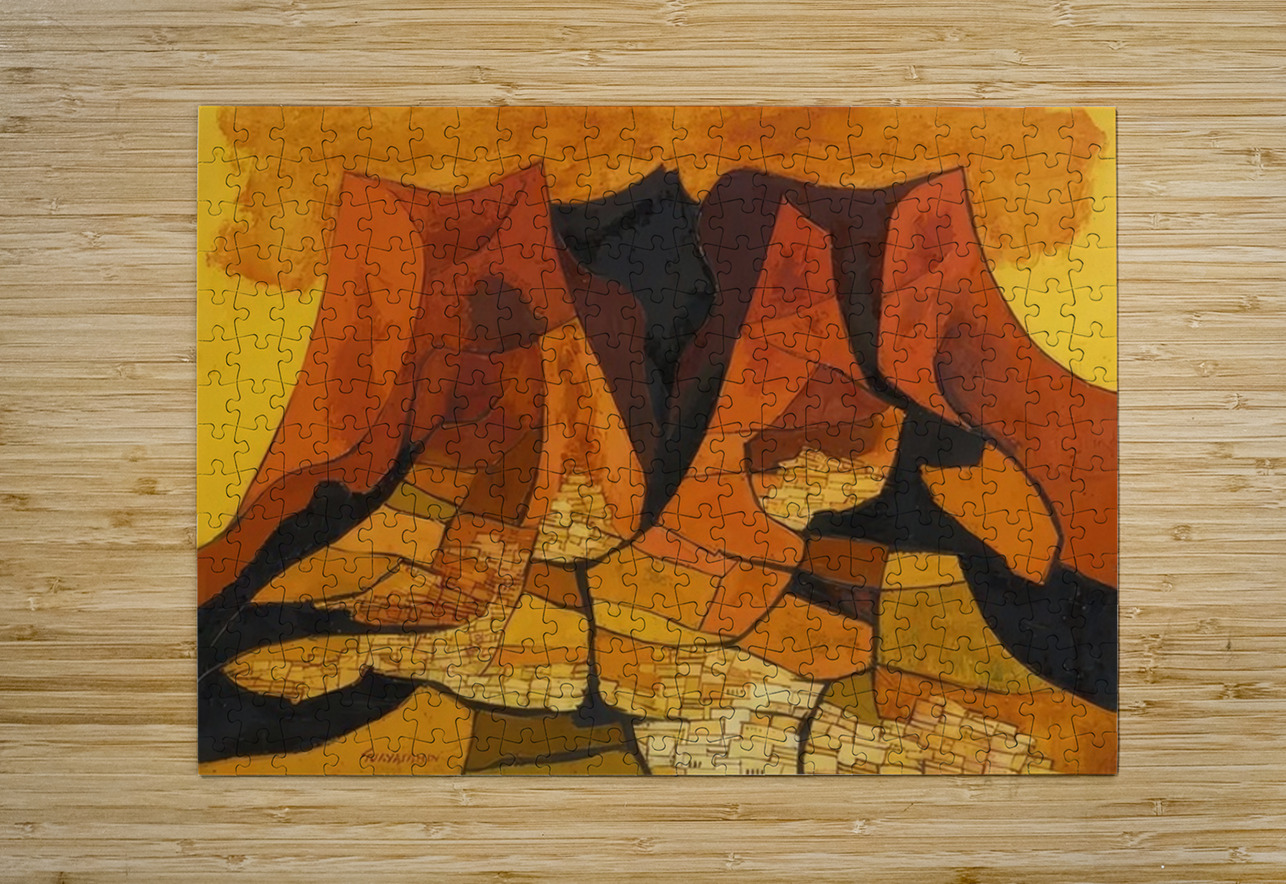 OUSWALDO GUAYASAMIN  32 AmericanPainters Puzzle printing