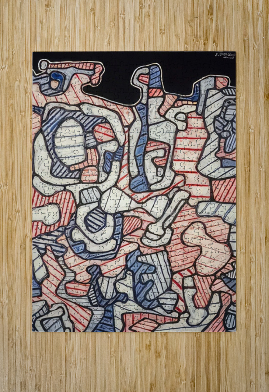 JEAN DUBUFFET 22 AmericanPainters Puzzle printing