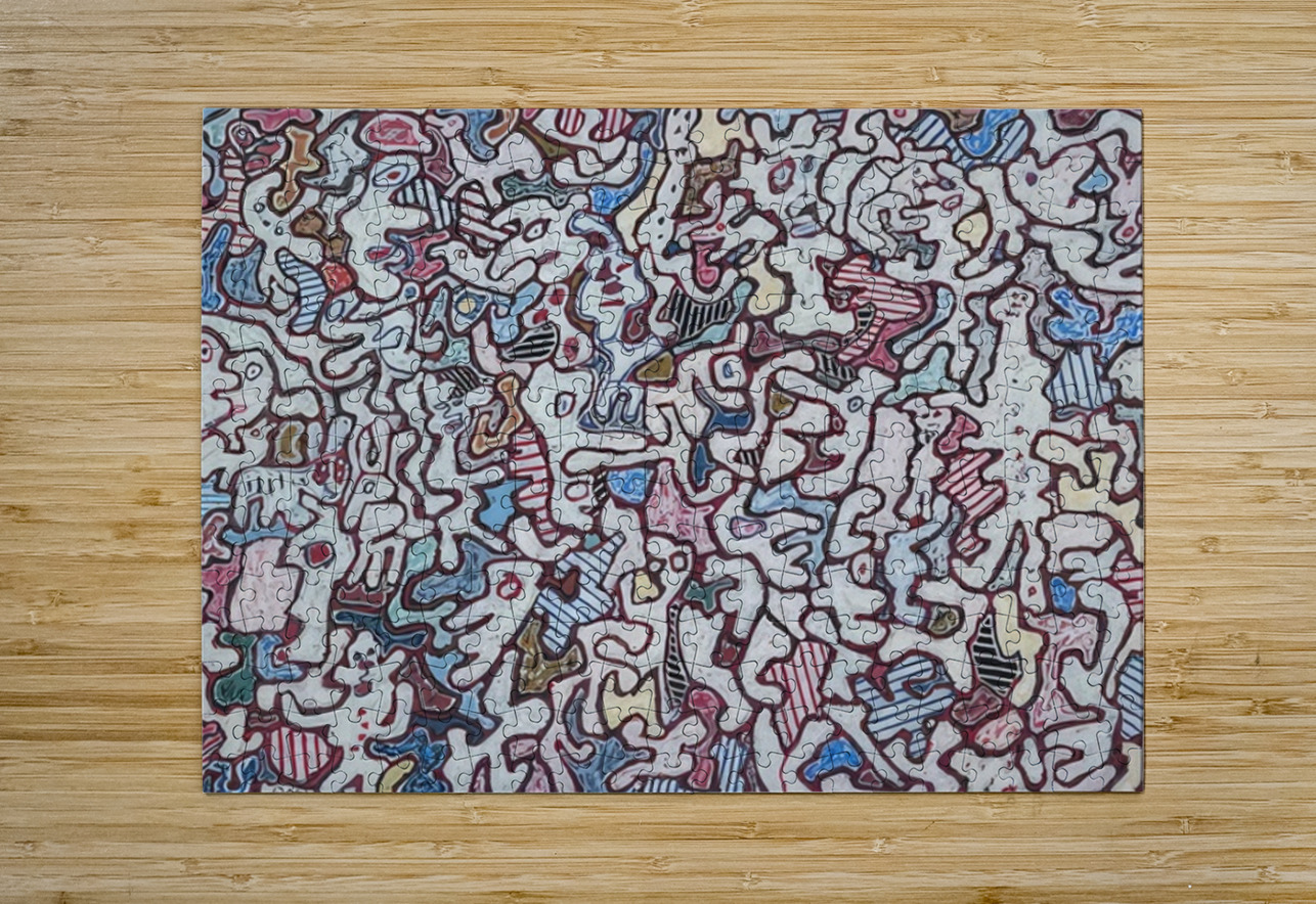 JEAN DUBUFFET 28 AmericanPainters Puzzle printing