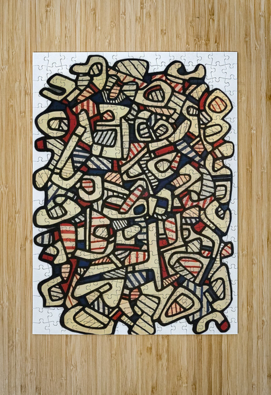 JEAN DUBUFFET 29 AmericanPainters Puzzle printing