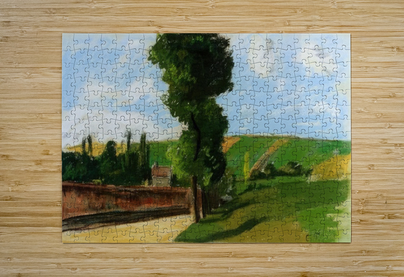 Landscape at Pontoise 2 1873 Camille Pissarro AmericanPainters Puzzle printing