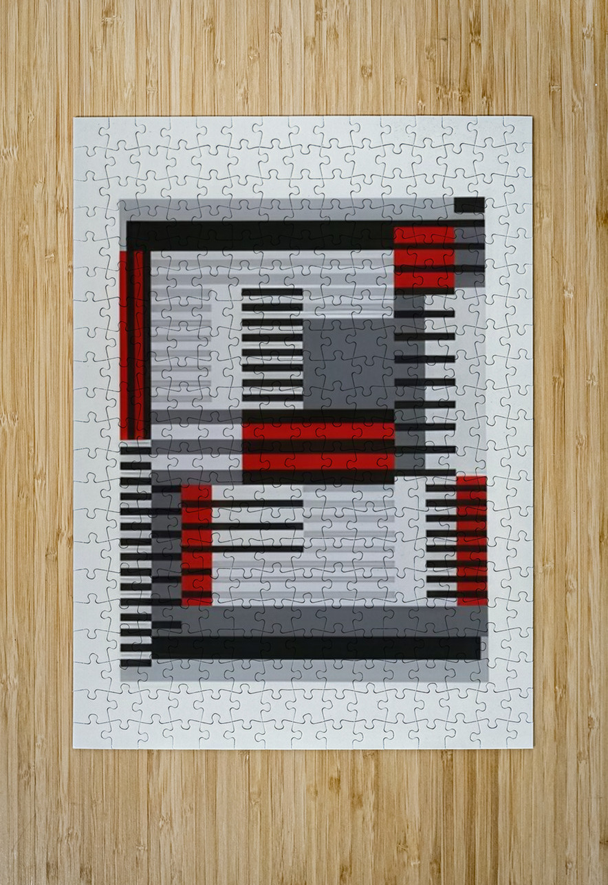 Josef Albers    5 AmericanPainters Puzzle printing