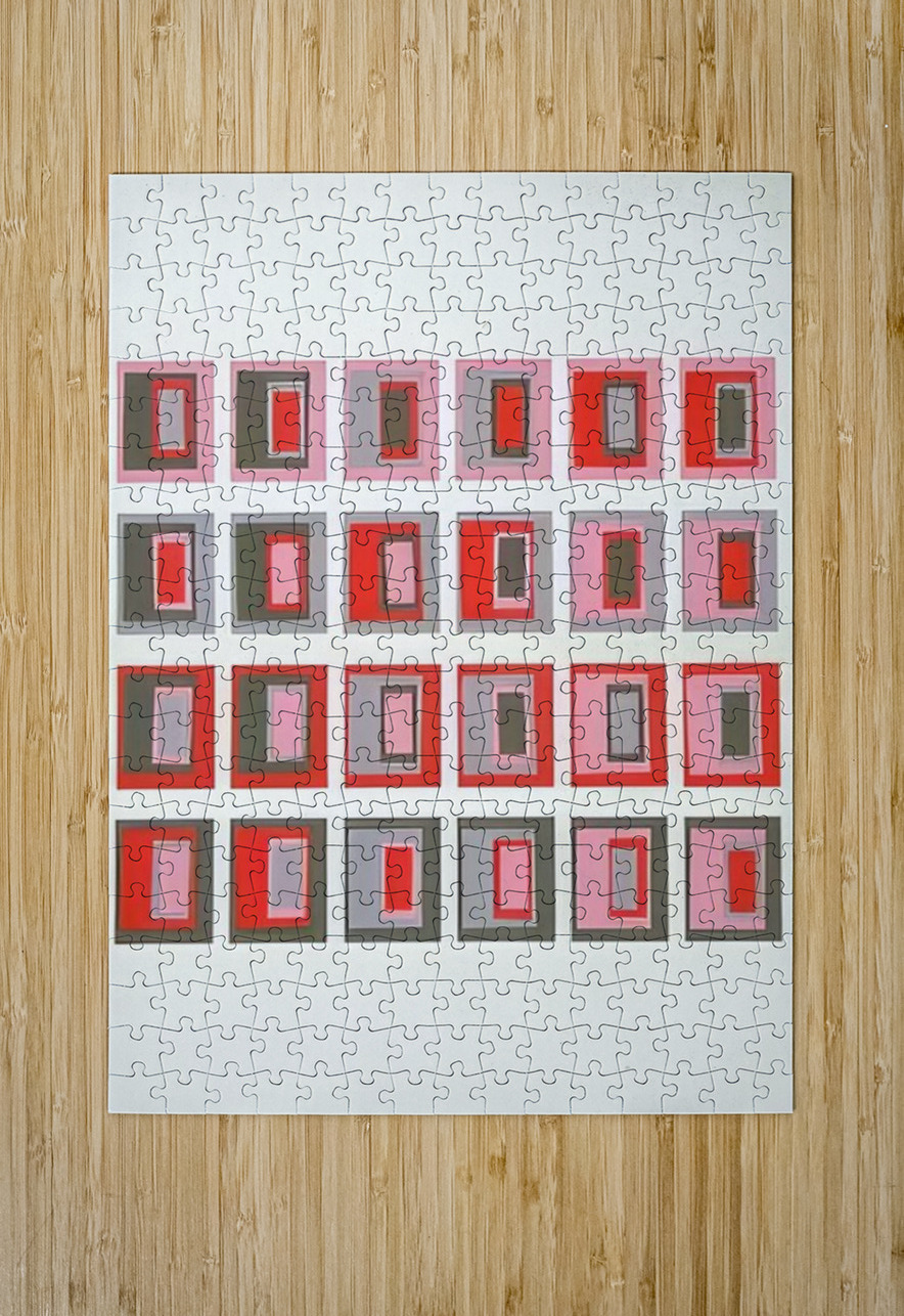 Josef Albers    45 AmericanPainters Puzzle printing