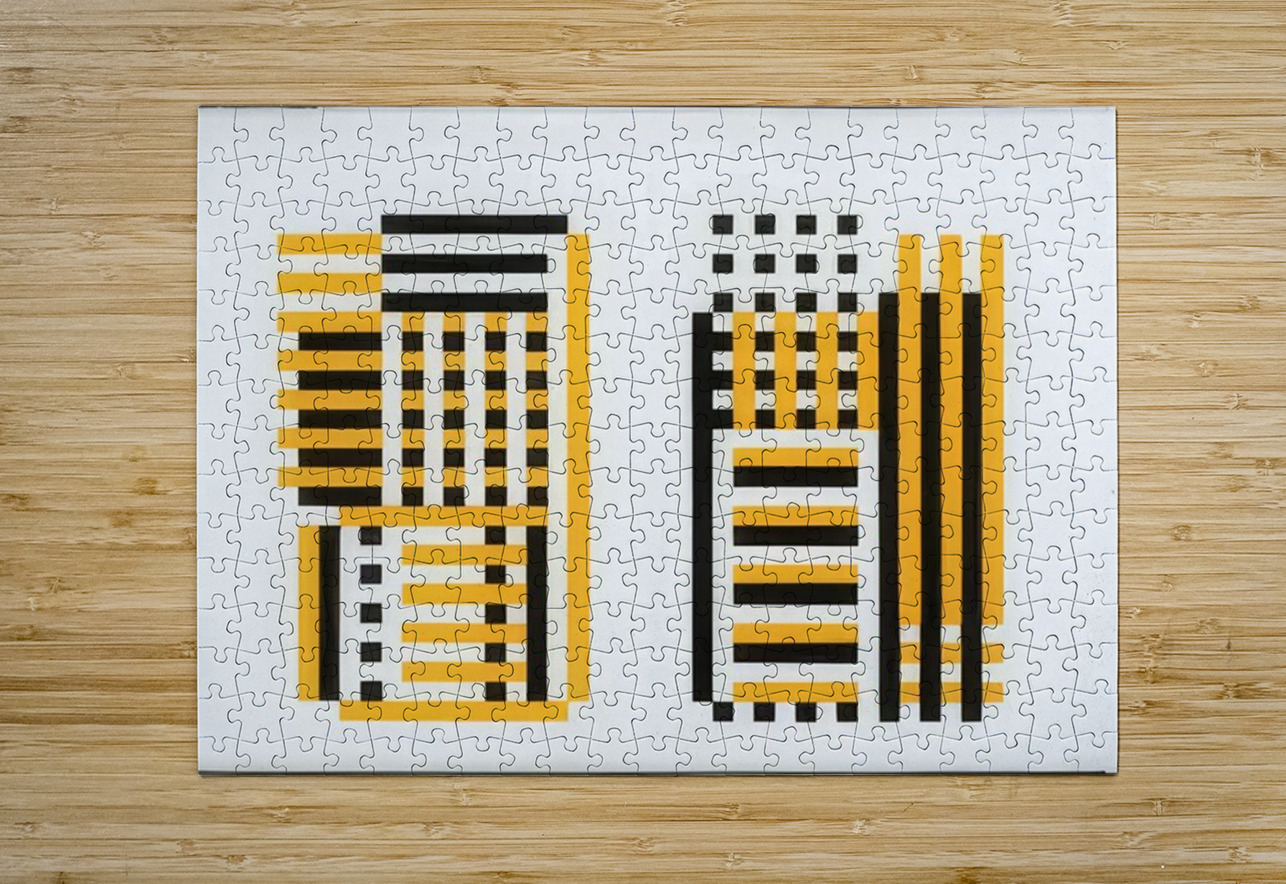 Josef Albers    35 AmericanPainters Puzzle printing