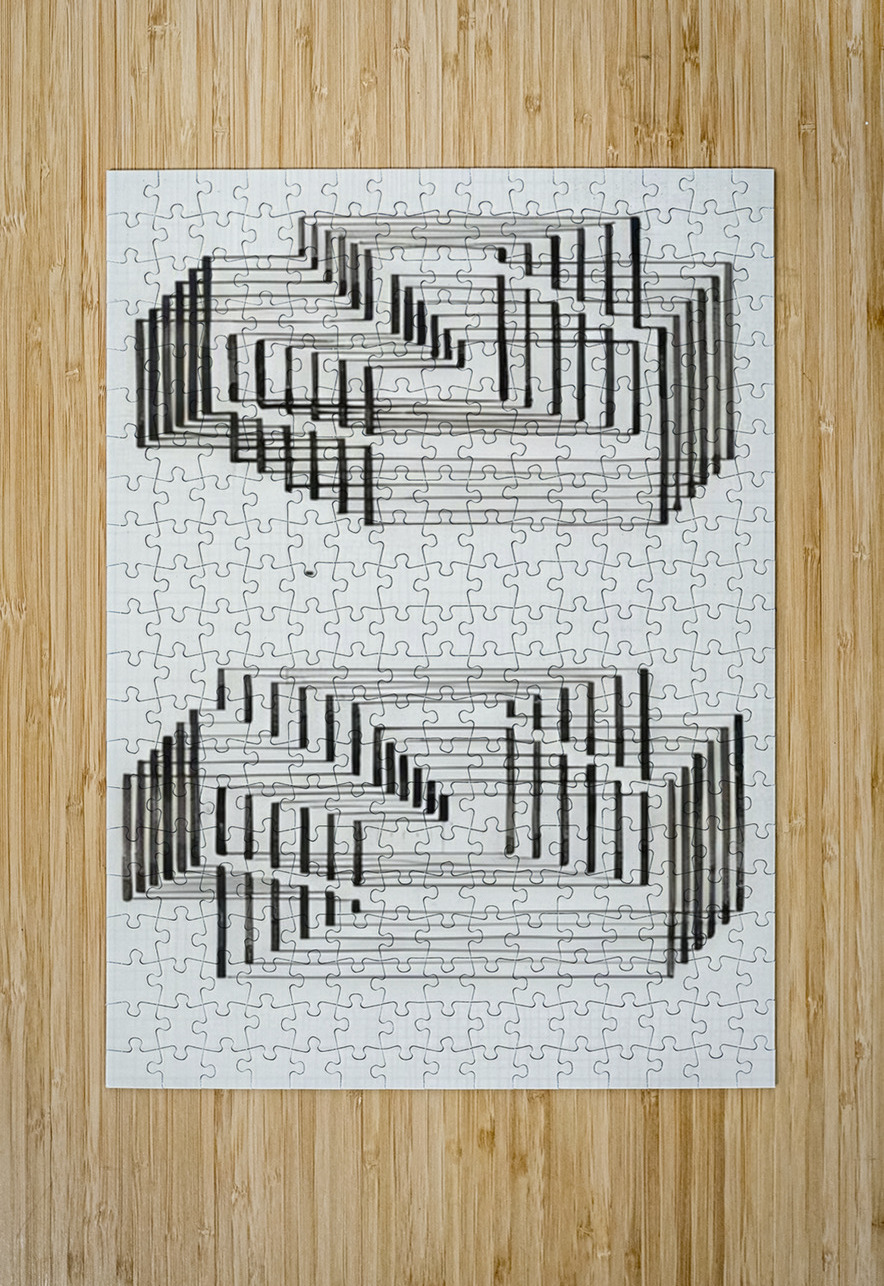 Josef Albers    48 AmericanPainters Puzzle printing